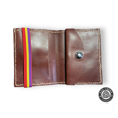 Cartera modelo clásico con billetero banda elástica bandera República