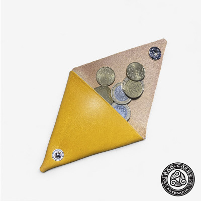 Monedero "Origami" triangular