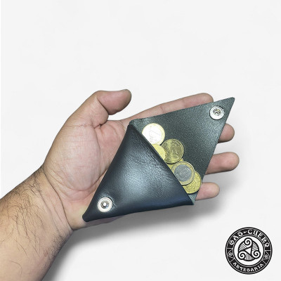 Monedero "Origami" triangular
