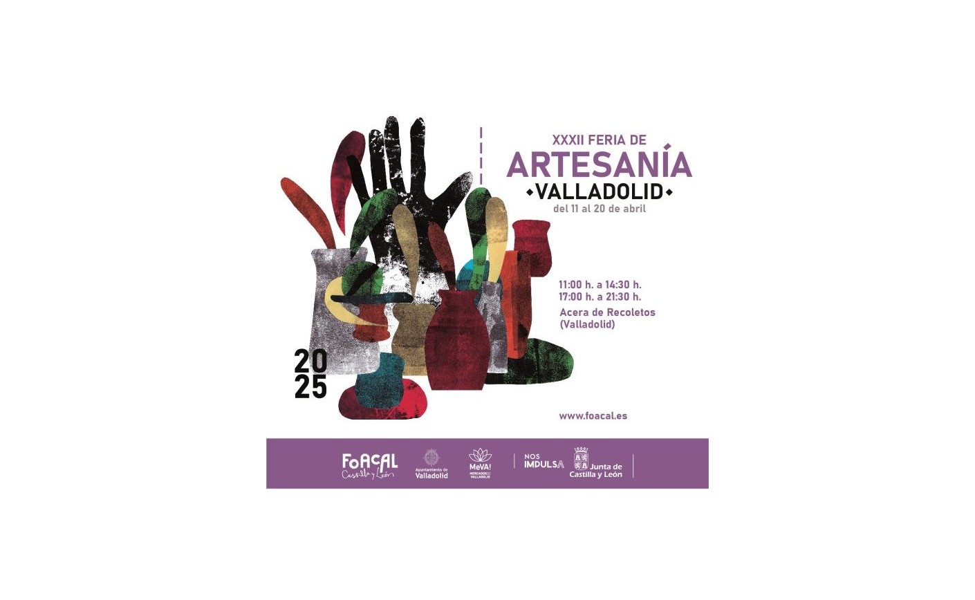 ¡Ven a vernos esta Semana Santa a la Feria de Artesanía de Valladolid!